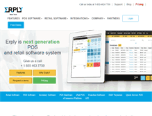 Tablet Screenshot of erply.com